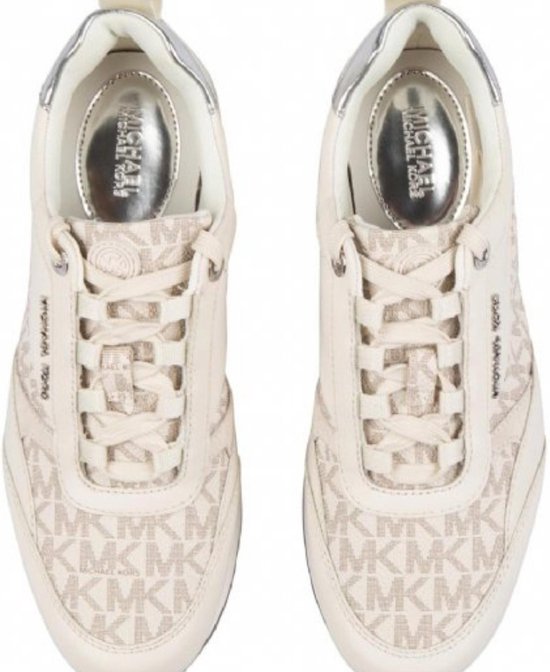 Michael Kors Maat 7 Allie Stride Dames Sneakers Laag Vanilla Cream bol