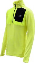 Karrimor Running ¼ Zip Long sleeve - Heren - Hardloopshirt - Kleur Fluo Yellow - Maat S