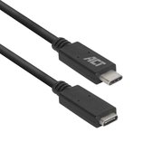 ACT AC7412 câble USB 2 m USB 3.2 Gen 1 (3.1 Gen 1) USB C Noir