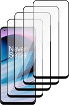 Screenprotector geschikt voor OnePlus Nord N20 - Gehard Glas Beschermglas Tempered Glass Volledig Dekkende Screen Protector - 4 Stuks