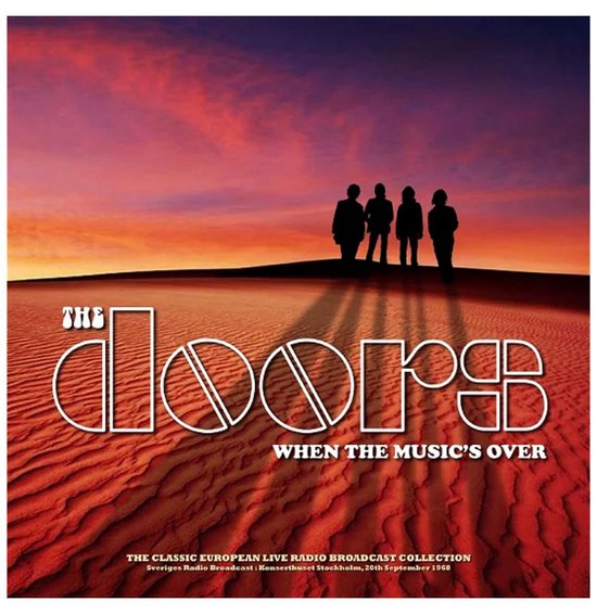 The Doors - When The Music's Over LP - Sverige Radio Broadcast Konserthuset Stockholm 1968  - Violet Vinyl - Limited Edition