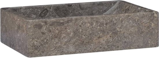 vidaXL Lavabo 45x30x12 cm Gris marbre VDXL_149156