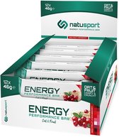 Natusport Energy Performance Bar Red Fruit & Cranberry - 12 stuks