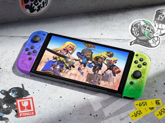Nintendo Switch OLED Splatoon 3 Edition - 7 inch scherm - 64 GB