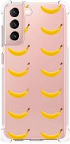 Hippe Hoesjes Geschikt voor Samsung Galaxy S21 FE Smartphone hoesje met doorzichtige rand Banana