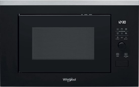 Whirlpool Solo-magnetron met Grill | Model WMF250G | Inbouw | 25 liter | 900 W | Zwart