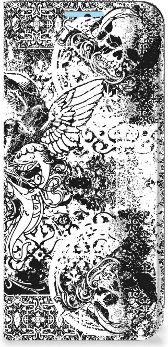 Mobiel BookCase Xiaomi Redmi Note 11/11S Skulls Angel