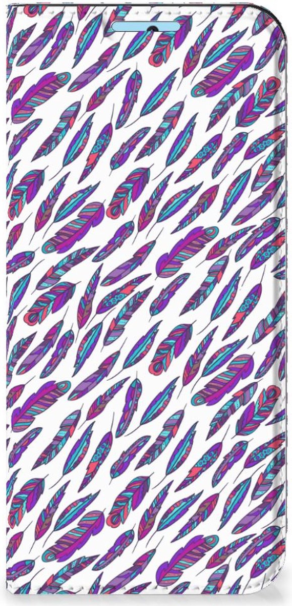 Xiaomi Redmi Note 11/11S Hoesje met Magneet Feathers Color