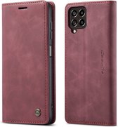 Hoesje geschikt voor Samsung Galaxy M53 - Wallet Book Case - Magneetsluiting - Rood