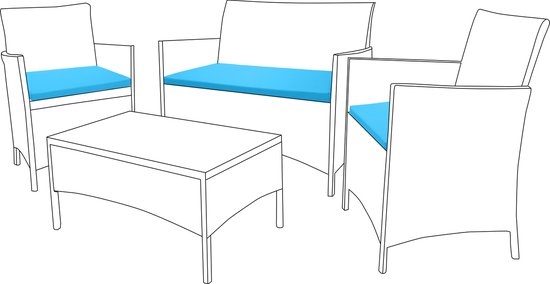 PillowPrim, kussens voor pallets, stoelkussen, rotan loungestoel, outdoor, opvulling, zitkussen, stoelkussen, rotanmeubels, as, 50 x 50 cm