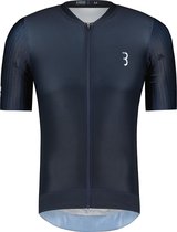 BBB Cycling AeroTech Fietsshirt Heren - Korte Mouwen - Aerodynamisch Wielrenshirt - Donker Blauw - Maat XL - BBW-406