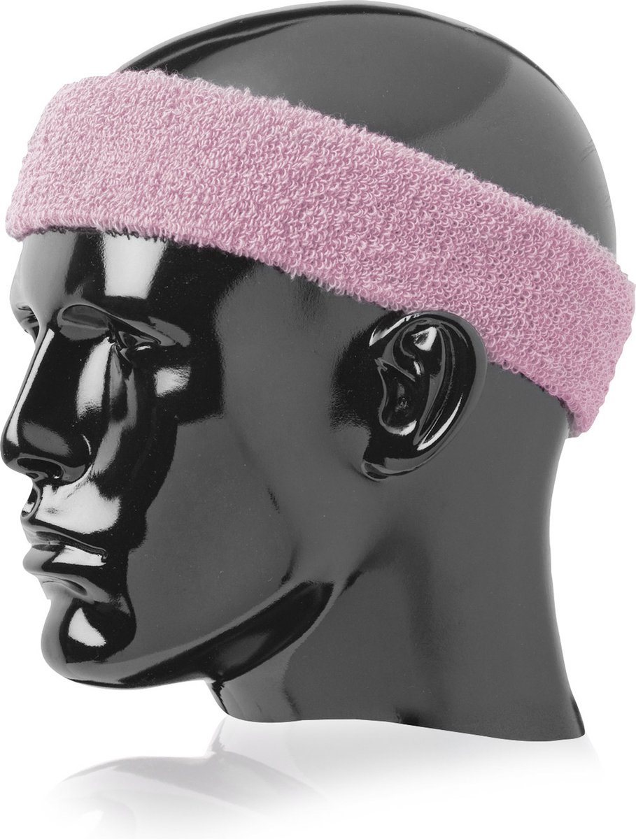 TCK - Sporthoofdband - Multisport - Pro - Sports Headband - Volwassenen - Roze - One Size