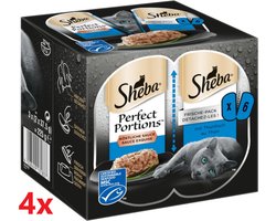 Sheba - Perfect Portions - Adult Paté tonijn -  4 verpakkingen van 3x2stuks