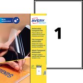 Avery beschermfolie - 199,6 x 289,1 mm - transparant - afneembaar - antimicrobieel - 10 vel - AV-AM001A4-10