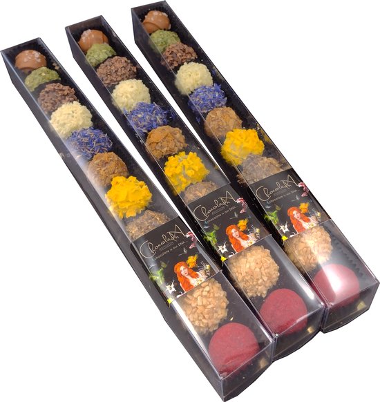 ChocolaDNA – Chocoladevitrine met 11 chocolade kunstwerkjes