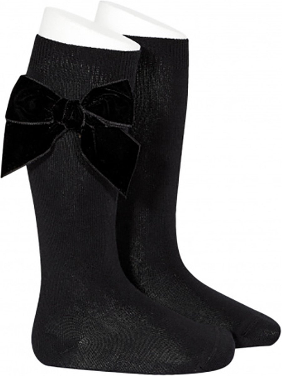 Cóndor Kniekous met Velvet Strik | 2489/2 | Zwart | 31-34 | maat 8