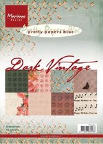 Marianne Design - Paperpack - Pretty Papers - Dark Vintage - PK9082