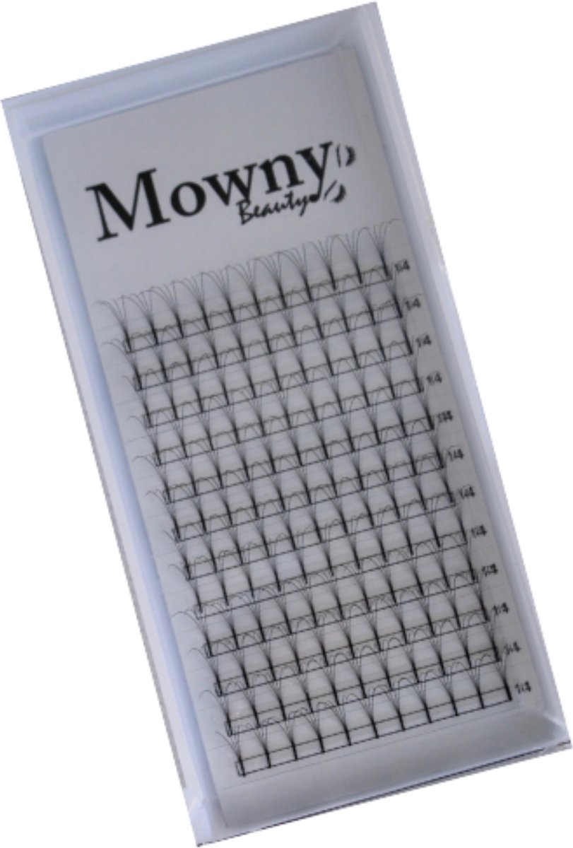 Mowny Beauty - Wimperextensions - 4D Premade Fans - 14mm 0,07mm D-krul - Natuurlijke Wimperextensions - Russisch Volume
