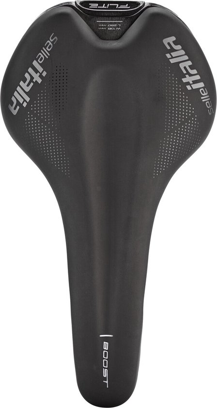 Selle Sportive Confort Selle Italia SLR TM - Manganèse Noir Taille S1 - 233g - 131x275mm Boost Kit Carbonio