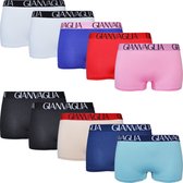 GIANVAGLIA - Deluxe Dames - Boxershort - Katoenen - 10pack - maat XL - ondergoed dames