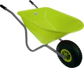 Talen Tools - Kinderkruiwagen met antilek band – Kruiwagen - Hoogwaardige kwaliteit - Kinderspeelgoed - Metaal/Kunststof - Lime/Grijs