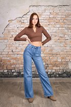 Broek Toxik3 hoge taille Slouchy mom-fit jeans