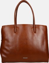 Claudio Ferrici Classico shopper 13.3 inch cuoio