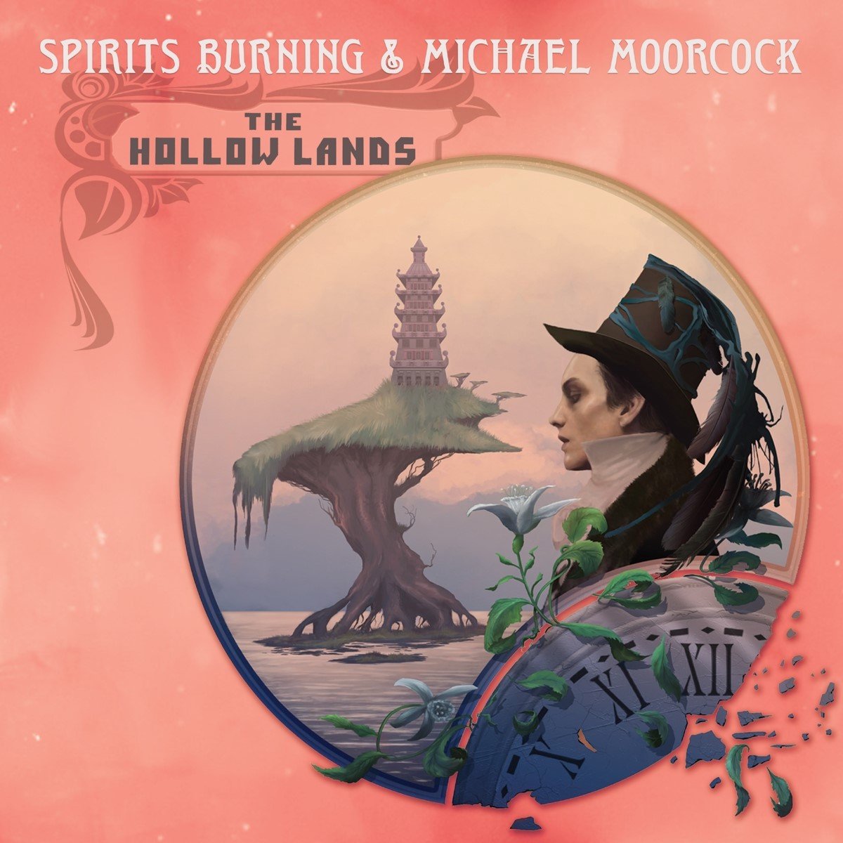 Spirits Burning & Michael Moorcock - The Hollow Lands (LP) (Limited Edition) (Coloured Vinyl)