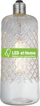 LEDatHOME - LED Eos Clear Crystal Line 6W E27 2700K Dimbare lamp