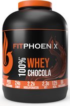 FitPhoenix - 100% Whey - Eiwitshake - Whey Protein - Proteïne Poeder - 2KG - Chocolade