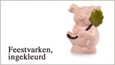 Oud en Nieuw - Nieuwjaar - Chocolade - Geluksvarken - Klavertje 4  - In cadeauverpakking