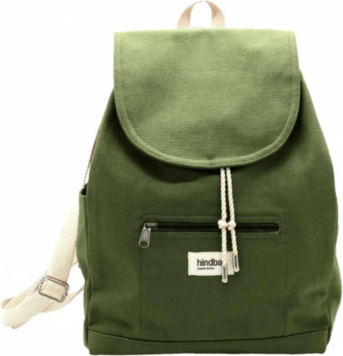 Hindbag Eliot - Rugtas - Olive - GOTS Biologisch Katoen - Fairtrade