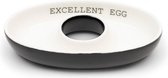 Riviera Maison Eierdop Eierhouder - RM Excellent Egg Cup - Zwart Wit