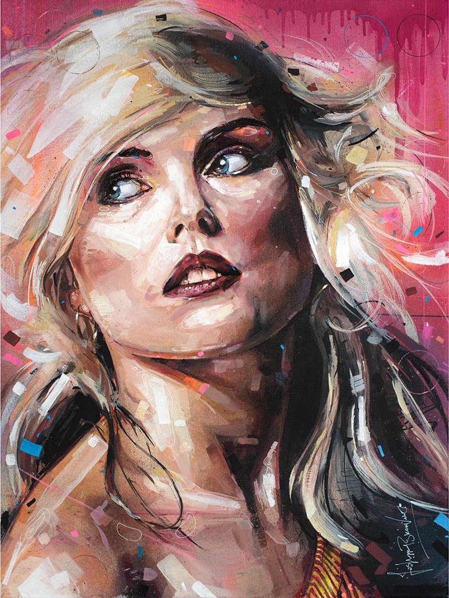 Passionforart.eu Blondie - Debbie Harry - Canvas - 50 x 70 cm Full colour