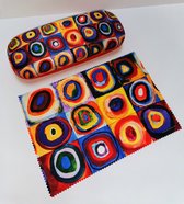 Fridolin hardcase brillenkoker met doekje Kandinsky Color Study