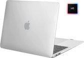 MacBook Air 13 Inch Hard Case - Hardcover Shock Proof Hardcase Hoes Macbook Air M1 2020 (A2337) Cover - Snowy White