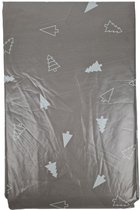 Kerst tafelkleed QUINCY met motief - Grijs - Vinyl - 200 x 140 cm