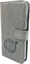 Apple iPhone 13 Pro Max - Vintage Grey Leren Portemonnee Hoesje - Lederen Wallet Case TPU - Book Case - Flip Cover - Boek - 360º beschermend Telefoonhoesje