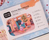Viviva Colors Sketchbook A5 Landscape 240 grams 32 vel