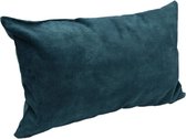 SENSE Sierkussens Velvet Dream Petrol Blauw - Woondecor huiskamer Groen-blauw - 35X50CM