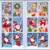 Raamafbeeldingen Kerst Tatisch, Kerst Decoratie venster, Kerststicker venster, Raamfolie Kerstmis, Window Stickers Winter Decoratie