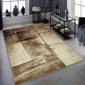 Tapijtenloods Relax Modern Vloerkleed Laagpolig Beige Sand - 120X170 CM -