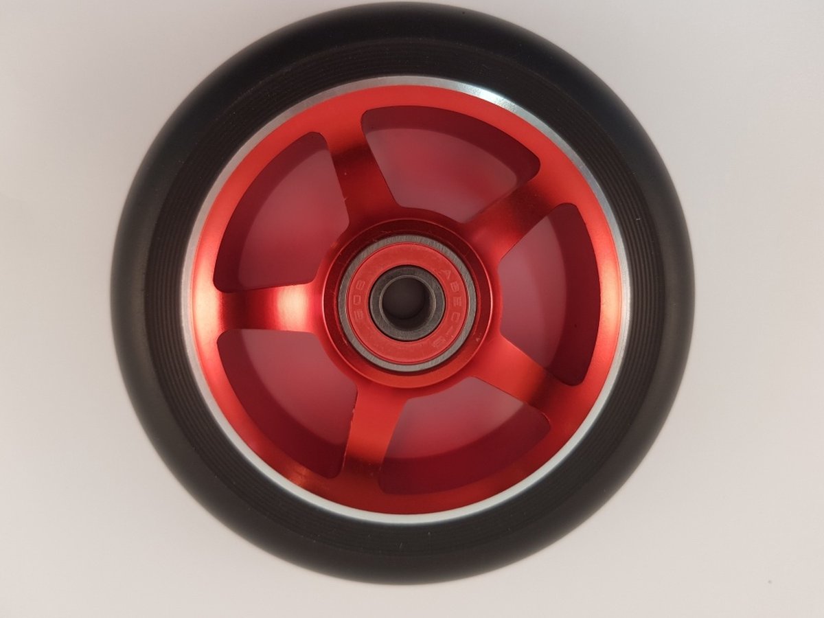 SSS Signature 100mm ALU Rode Wielen Set voor Elektrische - afbeelding 2