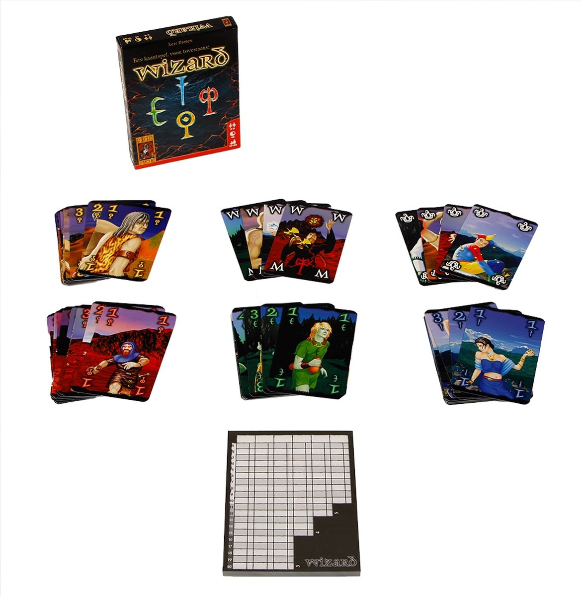 999 Games - Wizard - Kaartspel - Familiespel - Gezelschapsspel - Klein cadeautje — afbeelding 6