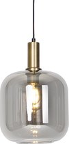 QAZQA zuzanna - Design Hanglamp - 1 lichts - Ø 25 cm - Zwart Goud - Woonkamer | Slaapkamer | Keuken