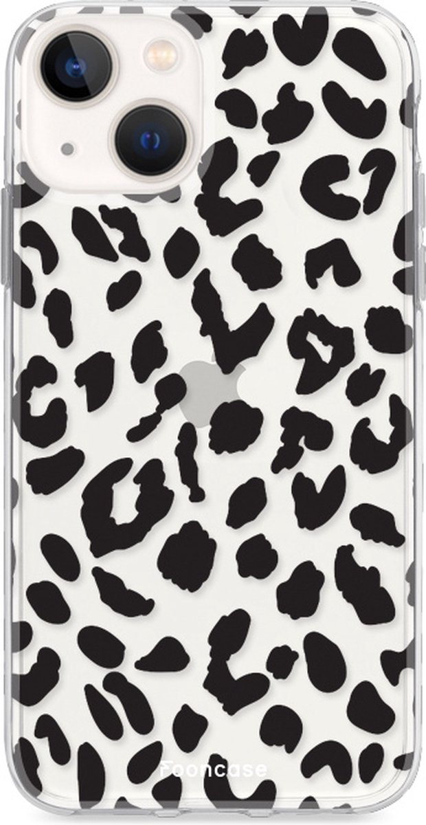 iPhone 13 hoesje TPU Soft Case - Back Cover - Luipaard / Leopard print