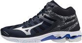 Mizuno Wave Voltage Mid - Sportschoenen - Volleybal - Indoor - wit/blauw