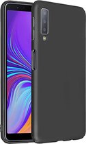 iParadise Samsung Galaxy A7 2018 Hoesje - Zwart - Siliconen case