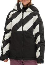 O'Neill Adelite AOP Skijas Wintersportjas - Maat 164  - Unisex - zwart - wit