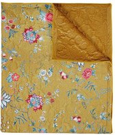 Pip Studio Flower Festival yellow quilt - 220x260 cm